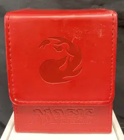 Ultra Pro Red Mountain Mana Deck Box ( Magic The Gathering) HTF CG - Image 1