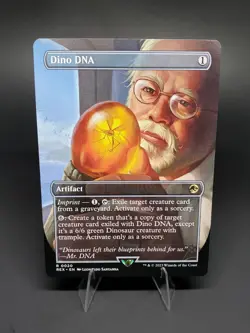 Dino DNA (Borderless) MTG Universes Beyond: Jurassic World Collection 020 MP - Image 1