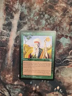MTG Worldly Tutor Mirage NM Near Mint - Image 1