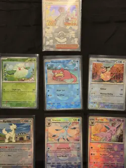Prismatic evolutions Pokeball/Masterball Pattern Holo Lot POKEMON HOLO RARES - Image 1