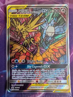 Pokemon TCG Hidden Fates Moltres, Zapdos, Articuno GX SM210 Promo Sealed - Image 3