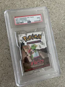Neo Discovery 1st Edition Foil Pack - PSA MINT 9 - Xatu Booster Pack Pokemon - Image 2