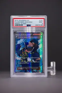 2015 Pokemon XY FA Archies Ace Hole Primal Clash 157 PSA 9 - Image 1