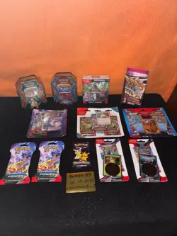 Large Sealed Pokemon Lot, mixed sets , collections, booster bundle lot - Image 1