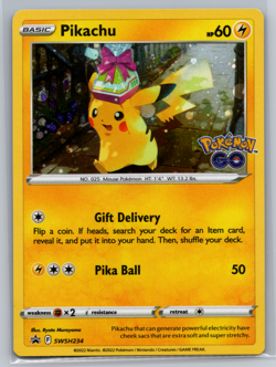 💥 2022 Pokemon SWSH Black Star Promos Pikachu # SWSH234 LP 002 - Image 1