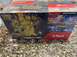 (LOT OF 2) Pokemon Surging Sparks Elite Trainer Box and Booster Bundle, 2-Pack - Image 1