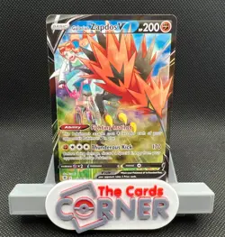 Galarian Zapdos V TG19/TG30 Pokemon Astral Radiance Trainer Gallery NM a - Image 1