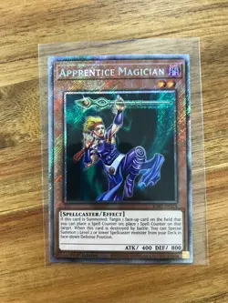 Yu-Gi-Oh! Apprentice Magician RA03-EN124 Platinum Secret Rare NM - Image 1
