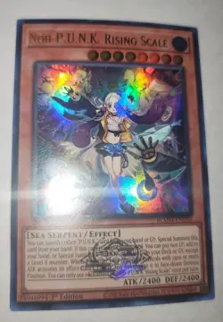 Yu-Gi-Oh! Noh-P.U.N.K. Rising Scale BLMM-EN050 ULTRA RARE 1st Ed. (NM/M) - Image 1