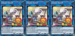 3x Cross-Sheep | MP21-EN018 | SCR | 1st Ed | NM | YuGiOh - Image 1