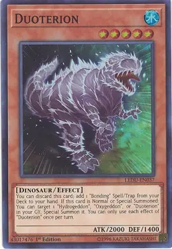 Yu-Gi-Oh Card - LEDU-EN037 - DUOTERION (super rare holo) - NM/Mint - Image 1