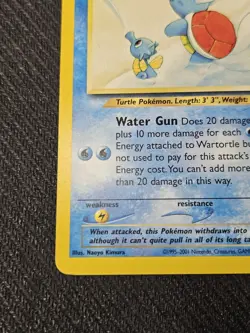Wartortle 15/18 Southern Islands Regular Non Holo Card TCG Nintendo Pokemon LP - Image 5