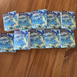 Pokemon Mini Portfolio Binder Silver Tempest No Cards Holds 60 Lot of 10! - Image 1