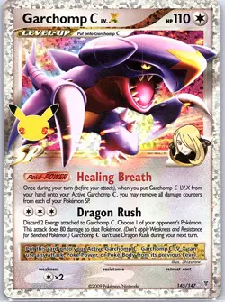Garchomp C LV.X 145/147 Celebrations: Classic Collection - Pokemon Card - NM - Image 1