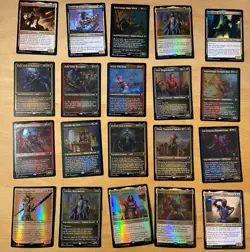 Magic The Gathering Lot Of 20 Battle For Baldur’s Gate GOLD Cards - Image 1