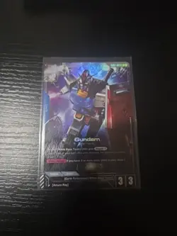 Gundam Card Game Newtype Rising GD01 Gundam RX-78-2 GD01-001 LR+ - Image 1