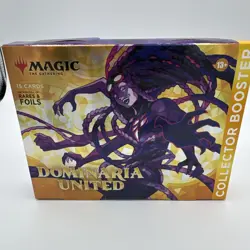 Magic The Gathering Dominaria United Collector Omega Booster Pack -15 Cards E - Image 1