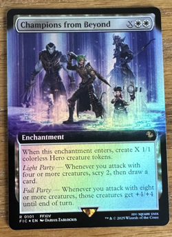 MTG Final Fantasy Commander, Champions from Beyond - Borderless Foil - Image 1