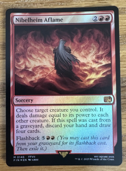 MTG Final Fantasy, Nibelheim Aflame - Foil - Image 1