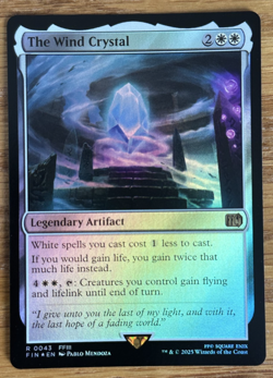 MTG Final Fantasy, The Wind Crystal - Foil - Image 1