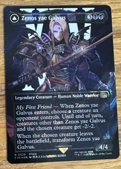 MTG Final Fantasy, Zenos yae Galvus / Shinryu - Borderless Surge Foil - Image 1