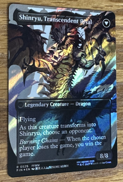 MTG Final Fantasy, Zenos yae Galvus / Shinryu - Borderless Surge Foil - Image 4
