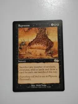 Reprocess Urza's Saga Mtg Magic the Gathering Super Clean No Play - Image 1