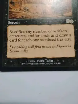 Reprocess Urza's Saga Mtg Magic the Gathering Super Clean No Play - Image 4