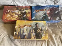 3 Magic: The Gathering Booster Boxes Gatecrash Dragon’s Maze Return To Ravnica - Image 1