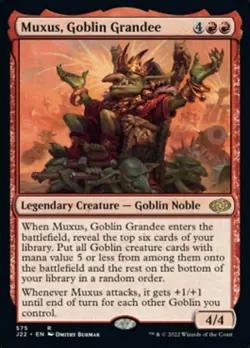 [1x] Muxus, Goblin Grandee Near Mint, English Jumpstart 2022 Singles MTG Magic - Image 1