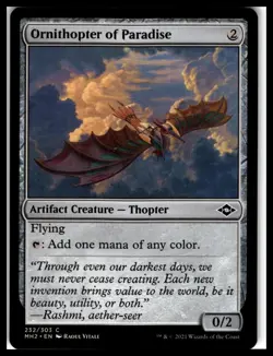Modern Horizons 2 #232 Ornithopter of Paradise - Image 1