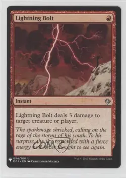 Lightning Bolt Magic: The List Mystery Booster #054 - Image 1