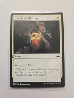Chaplain's Blessing - Shadows over Innistrad - LP - MTG Magic - Common Sorcery - Image 1
