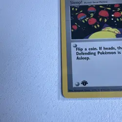 Sleep! Rockets Secret Machine 1st Edition Team Rocket 79/82 WOTC Vintage Pokemon - Image 2