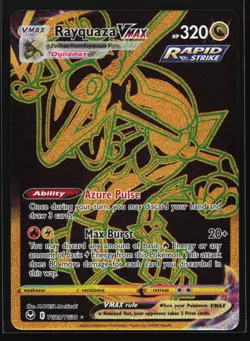 Pokemon Rayquaza VMAX TG29 Silver Tempest Gold Secret Rare Full Art Holo NM - Image 1