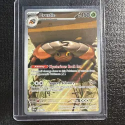 Pokemon TCG Crustle 186/182 Destined Rivals Illustration Rare NM - Image 1