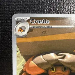 Pokemon TCG Crustle 186/182 Destined Rivals Illustration Rare NM - Image 3