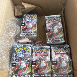 Pokemon Paradox Rift Booster Pack x90 BRAND New & Sealed Scarlet & Violet - Image 1