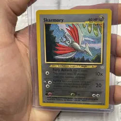 Pokemon TCG Skarmory Neo Revelation 23/64 Regular Unlimited Rare LP/NM Vintage - Image 1