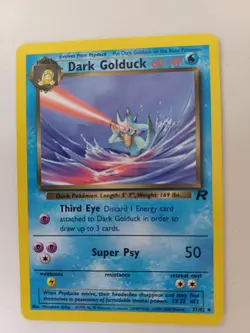 Pokemon TCG Dark Golduck Team Rocket Set 37/82 Uncommon - Image 1