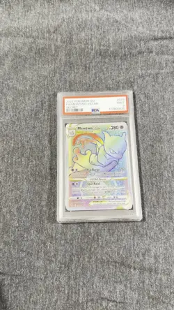 Pokemon Go 2022 Secret Rare Mewtwo VSTAR PSA 9 MINT - Image 2