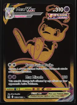 Pokemon Mew VMAX TG30 Lost Origin Gold Secret Rare Full Art Holo NM - Image 1