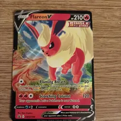 Pokemon - Flareon V Swsh149 Promo NM -Swords & Shields Collection - Image 1
