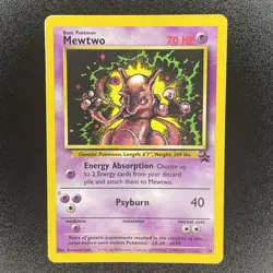 🔥Mewtwo Black Star Promo #14 🔥WOTC Pokemon TGC - Image 2