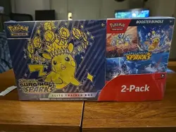 Pokemon Surging Sparks Elite Trainer Box with Booster Bundle 2-Pack, Costco Set - Image 1