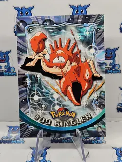 Topps Pokemon #99 Kingler Blue Logo NM - Image 1