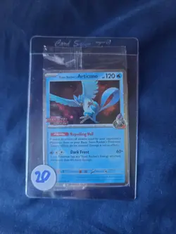 Pokemon TCG -Team Rocket's Articuno 051/182 Destined Rivals STAMP Best Buy Promo - Image 1