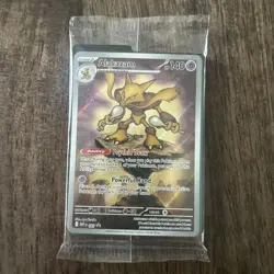Pokemon Mega Evolutions ETB Alakazam Black Star Promo Sealed - Image 1