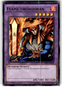 Millennium Pack #MIL1-EN038 Flame Swordsman 1st Edition Rare NM Yugioh - Image 1