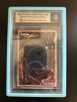Yu-Gi-Oh! Dark Magician Girl Ghost Rare Beckett Graded 8.5 Near Mint To Mint - Image 2